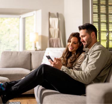 Couple on couch