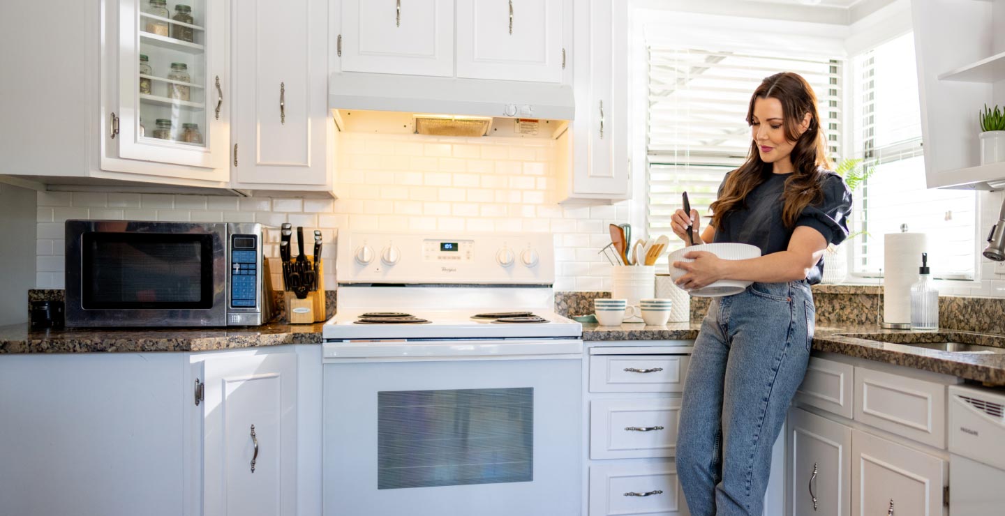 Woman in kitchen