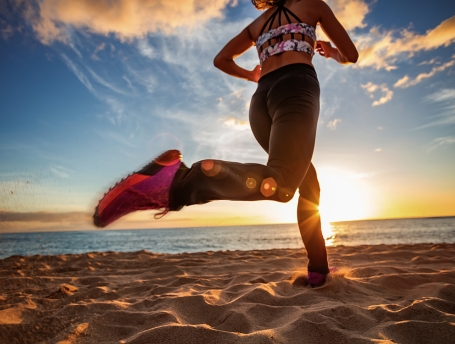 Summer Running at the Beach