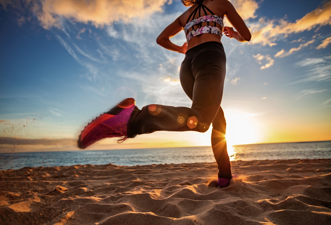 Summer Running at the Beach